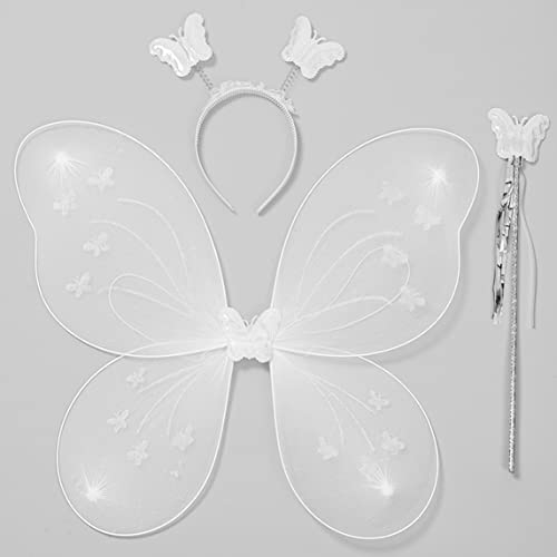 Image of BabyMoon Butterfly Fairy Angel Costumes Baby Wings Photography Props | Set of 3