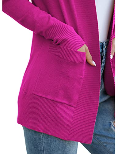 Image of REDHOTYPE Women's Cardigans with Pockets Casual Lightweight Open Front Cardigan Sweaters for Women (S-2XL)