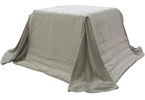 ハイタイプ こたつ布団 正方形 230 230 高級ジャガード 綿 あったか 高暖卓 コタツ布団 (230x230, 高暖卓マスグレー)