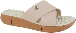 Tamanco Feminino Ortopédico Chinelo X Palmilha Anti-Stress Massageadora Leve Confortavel Via Angel 56.03