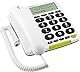 Doro Phone Easy 312Cs - Telefone (Analog, Schreibtisch, Weiß, LCD, Monochrom, Grün)