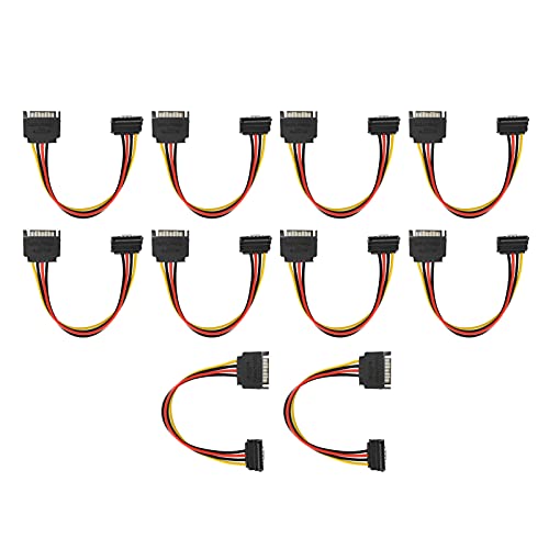 Cable Extensión SATA Power HDD SSD Ángulo 90 Grados miniatura 2