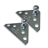 10MM Ball Stud Bracket for Gas Spring/Prop/Strut (2 Pack)