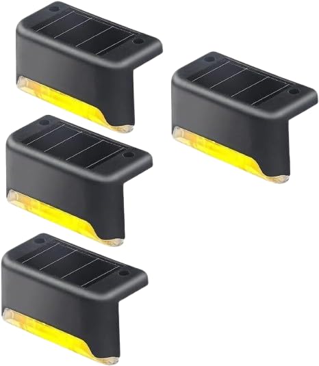 Solar Step Lights Outdoor, Waterproof IP65 LED Solar Deck Lights with Auto On/Off, Warm White Fence Lights for Stairs, Garden, Patio, Yard, Pathway, Railing & Walkway (Pack of 4)-image-40