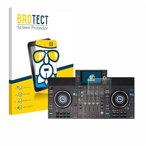 brotect Glass Screen Protector Film Compatible with Denon DJ SC Live 4 (Jog) - Glass-Foil 9H Protection [Scratch Resistant, High Clarity]