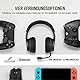 CORSAIR VIRTUOSO RGB WIRELESS XT Multiplattform-Gaming-Headset Mit Bluetooth - Dolby Atmos - Omnidirektionales Mikrofon - iCUE-Kompatibel - PC, Mac, PS5, PS4, Nintendo Switch, Handy - Schiefer
