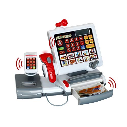 Theo-Klein-9356-speelgoedkassaMet-membraantoetsenbord-rekenfunctie-betaalterminal-incl-scanner-en-weegschaal-met-licht-en-geluidseffectenSpeelgoed-voor-kinderen-vanaf-3-jaar