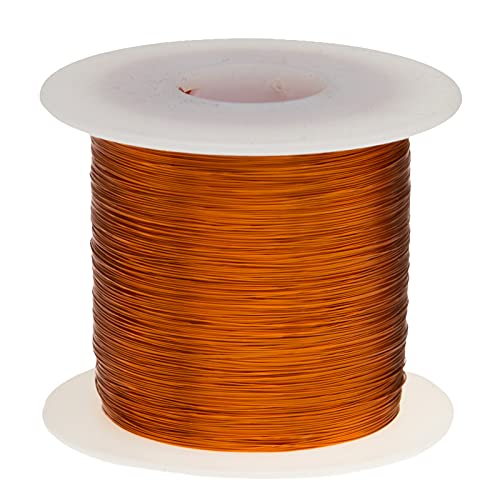 Magnet Wire, 240°C, Heavy Build Enameled Copper Wire, 22 AWG, 1.0 lb, 502' Length, 0.0281