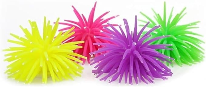 Image of Artificial Sea Anemone Aquarium Decorations, Silicone Coral Plant, Green, Fish Tank Ornaments, Underwater Decor