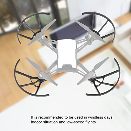 Propeller Protector Kompatibel für 4 Pcs schwarz Kunststoff Drohne Propeller Klingen Guard Schutzhülle