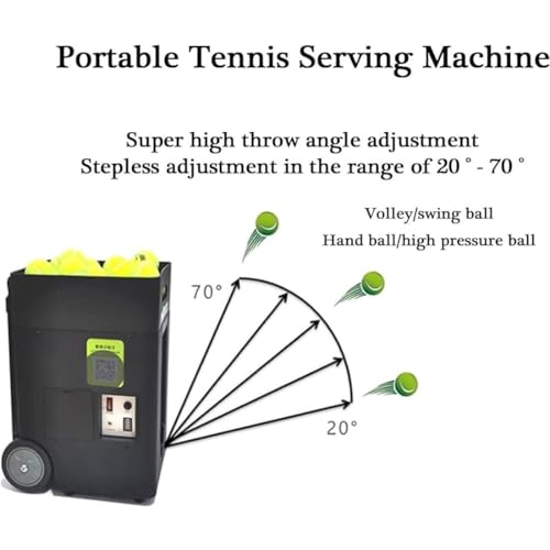 Entrenador de tenis automático portátil con control remoto y batería recargable, ideal para práctica y desarrollo de habilidades