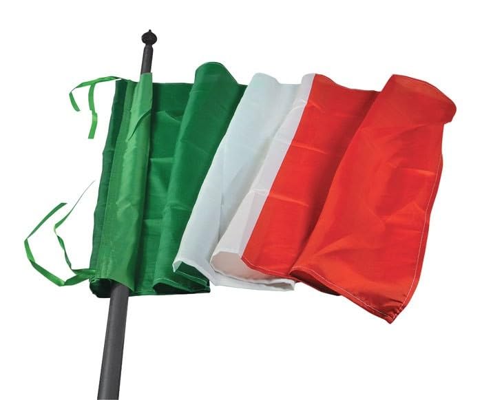 Agendepoint.it - Bandiera Italiana in Poliestere Satinato, 100x70 cm, per Interno ed Esterno, Alta Qualità