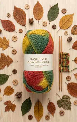 Image of Soft Multicolor Wool Oon Yarn Ball for Knitting, Crochet & DIY Craft | Soft Hand Knitting Thread | Mix Colour Yarn for Sweater, Baby Dress, Scarf & Home Decor.