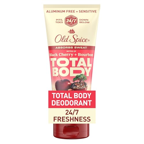 Old Spice Whole Body Deodorant Cream for Men, Aluminum Free, Black Cherry + Bourbon Scent, 24/7 Odor Protection, 24/7 Freshness, Dermatologist Tested, Gentle on Skin, Safe to Use All Over, 3.0 oz - image 1