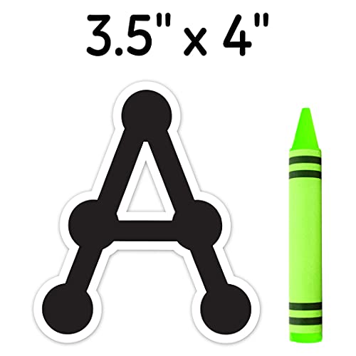 Ctp Black Dot-To-Dot Uppercase Punch-Out Letters For Classroom – Essential Homeschool Supplies – Top Back To School Supplies #TOP2