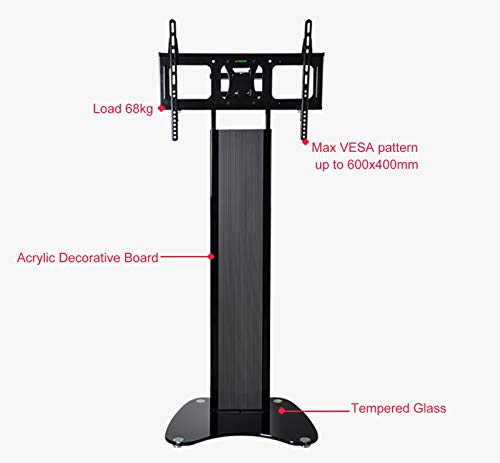 Soporte para TV de Piso Giratorio para TVs 32-68" miniatura 7