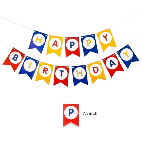 Image of Happy Birthday Banner Birthday Party Supplies (Blue)