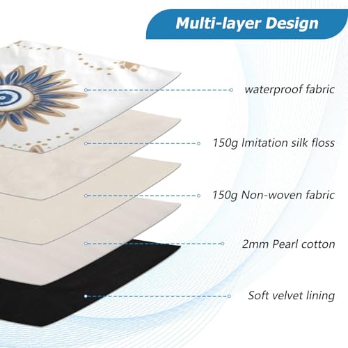 Funda para portátil 13-14 pulgadas impermeable azul miniatura 4