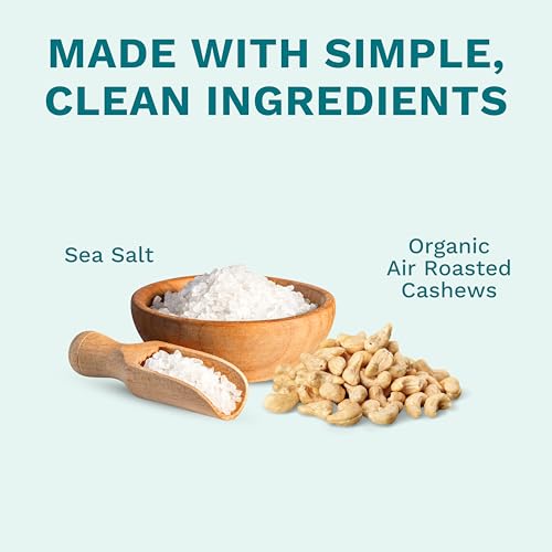 Image of Organic Cashews by Karma Nuts, Vegan, Gluten Free, Low Net Carb, Natural, Everyday Nut Snack, Great For Baking, Resealable Bulk 32oz Bag (Resealable Bulk 32oz Bag, Organic Sea Salt Wrapped Cashews)