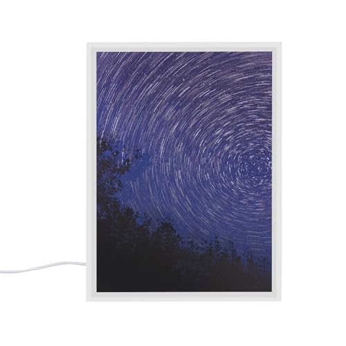 Lorolivier Satellite Orbit Espejo Lámpara Nocturna Acrílica Lámpara USB Lámpara De Mesa De Ajuste Emocional Infantil Lámpara De Mesa Y Lámpara De Regalo De Cabecera