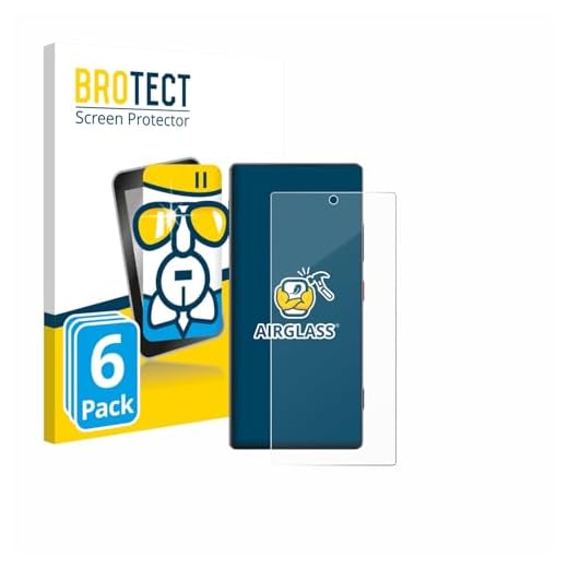 BROTECT 6 Stück Schutzglas für ZTE Nubia Z80 Ultra Schutzfolie Panzer Folie Glas Displayschutz Made in Germany [Kratzfest 9H, Anti-Fingerprint]