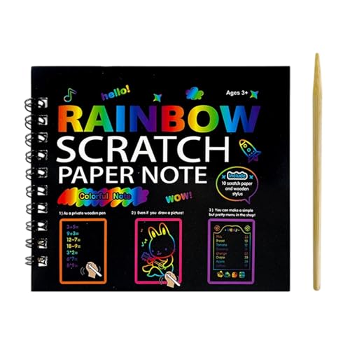 Carta da grattare -quaderno da colorare