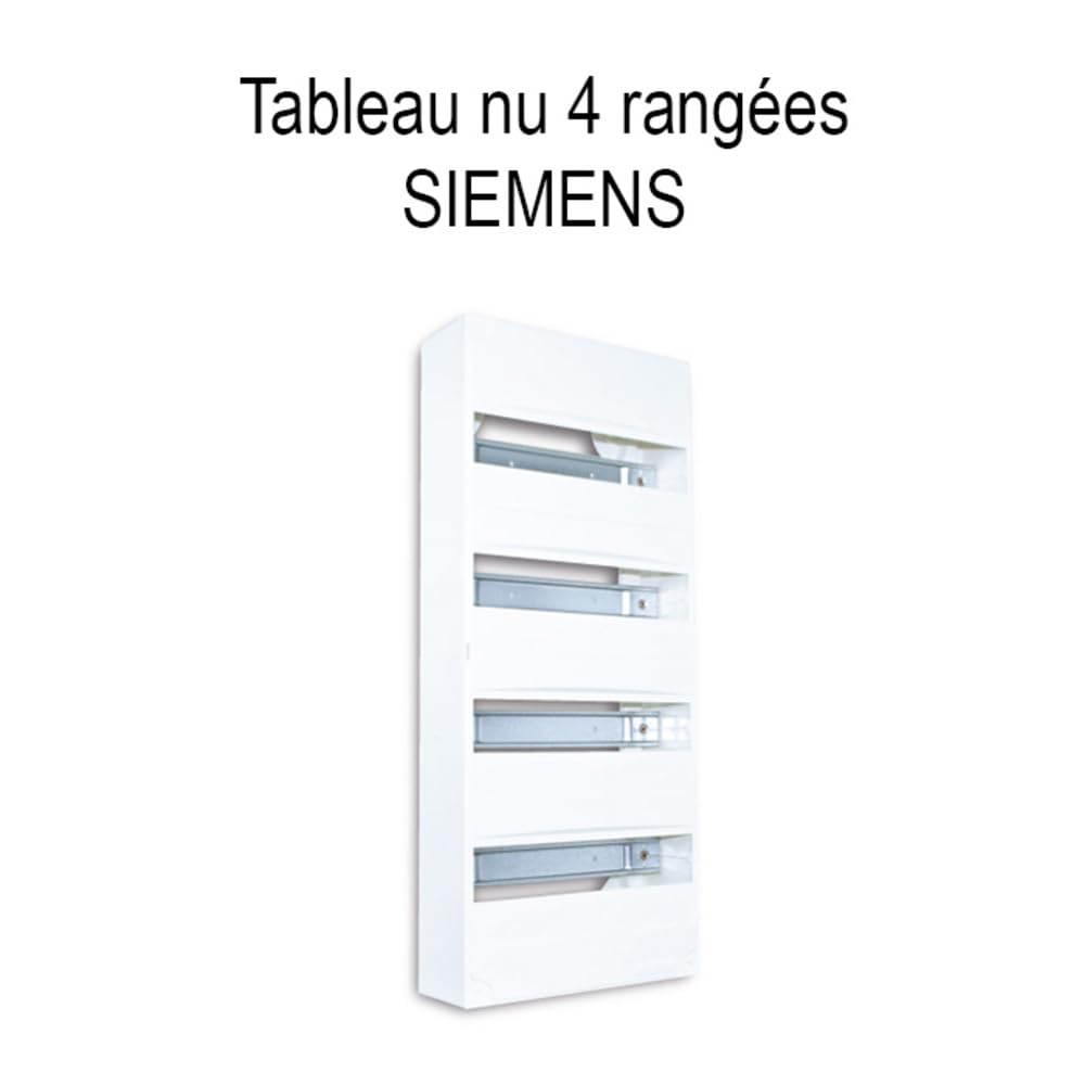 SIEMENS - Tableau Électrique Nu À Équiper 4 Rangées