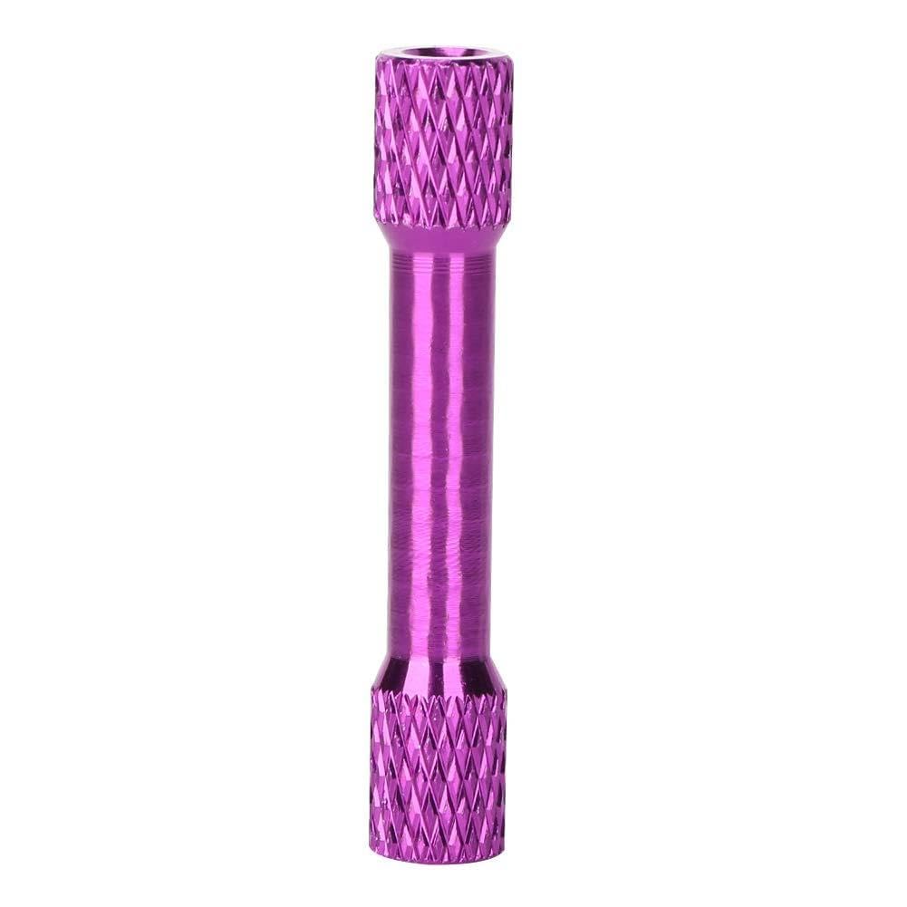 YYntlort 10 Pcs Standoff M3x35mm Anodized Aluminum Alloy Internal Thread Column Spacer for Drone (Purple)