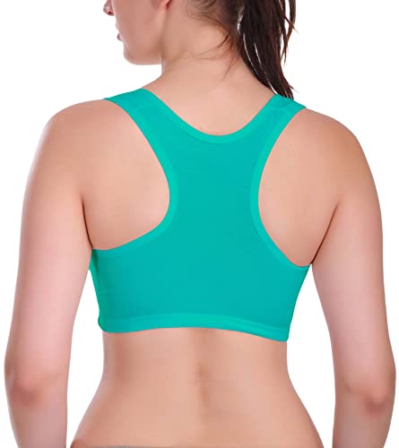 Image of Eve's Beauty Women's Cotton Padded Wire Free Sports Bra