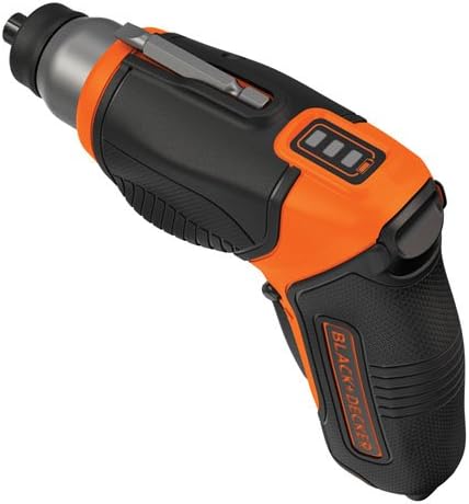 BLACK+DECKER 4V MAX Cordless Screwdriver, Rechargeable with Screwdriver Bit Set, 42-Piece (BDCS40BI & BDA42SD)