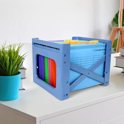 30pcs Hängemappen A4 Polypropylen Aktenschrank Hängemappen mit Tabs und Karteneinlagen für Schule Zuhause Arbeit Büro (5 Farbe)
