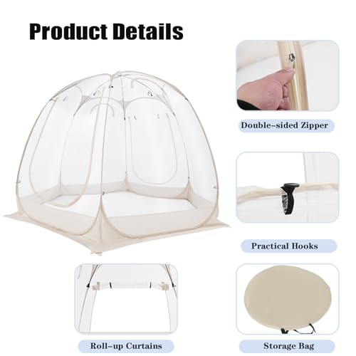 Carpa Pop up Bubble Tent 3m diámetro x 2.05 m alto miniatura 4