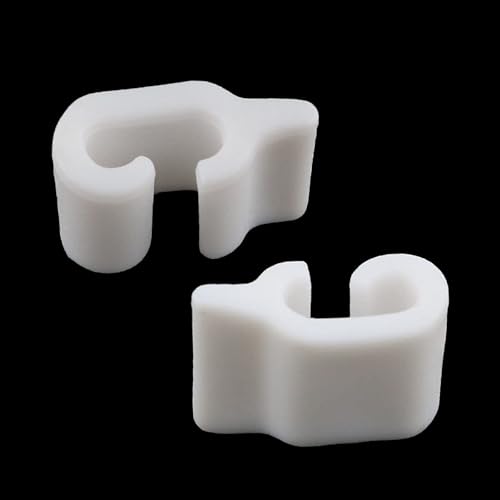 Miniatura 3 de ITROLLE 10 piezas de cerradura para corralito de mascotas perno de jaula para mascotas color blanco