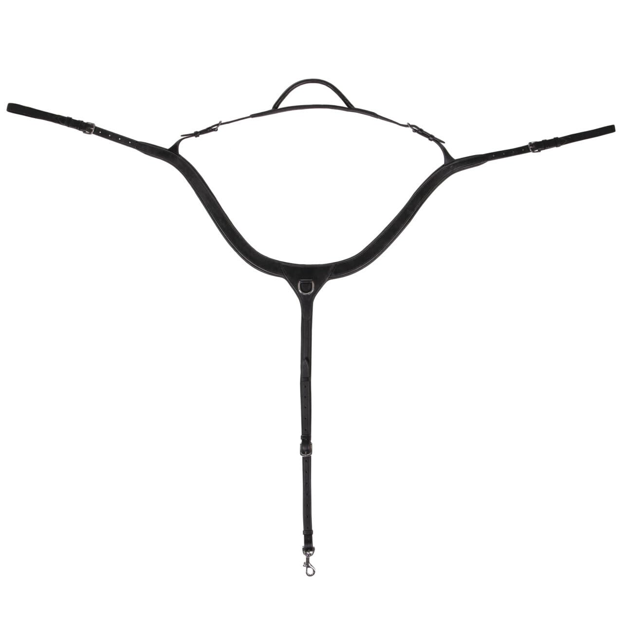 NETPROSHOP Leder Vorderzeug mit Handgriff schwarz oder braun Pony Cob Full, Groesse:Full, Farbe:Schwarz