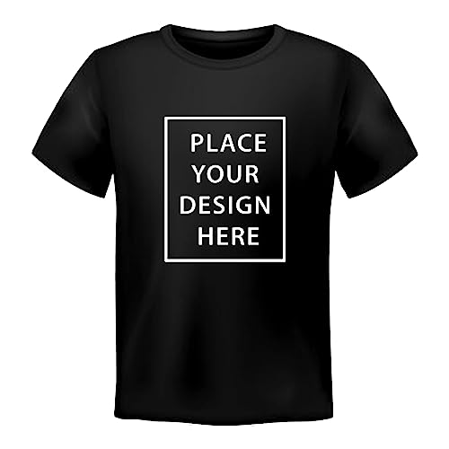 Image of Unisex Regular Fit Personalized T-Shirt, Customised Printed Photo Text, Round Neck, Half Sleeve for Men and Women