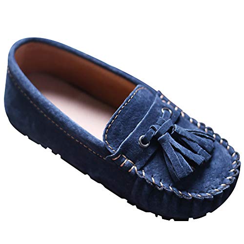 Amropi Ragazzi Mocassini Nappa Loafer Confortevole...