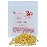 SmileOrtho 3/16 Amber 6.5oz Elastics Latex Bandes Force lourde outil dentaire orthodontiqu...