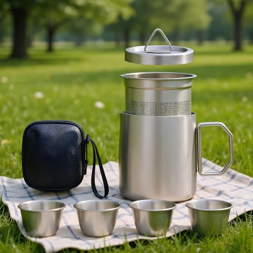 Service à thé d'exception tasses de 50 ml et théière design - 4