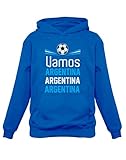 Super rápido envío! Green Turtle T-Shirts Sudadera con Capucha para niños - Apoya a la Selección Argentina en el Mundial 2018! 7/8A Azul