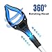Grabber Reacher Tool,32 Inch Extra Long Foldable Pick Up Stick with Strong Grip Magnetic,360°Rotating Anti-Slip Jaw,Trash Claw Grabber Tool,Trash Picker Tool for Outdoor & Indoor (Blue2)