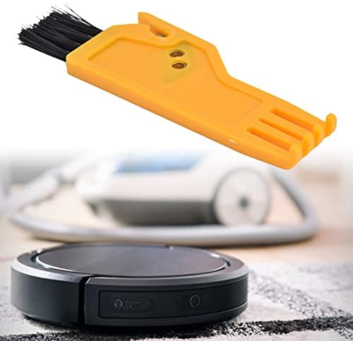 Miniatura 3 de URRNDD Cepillo de limpieza, cepillo de polvo ABS apto para aspirador barrido robot de mano Partes de aspirador (amarillo)
