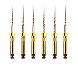 Easyinsmile X-Pro Gold Taper NITI Endo Rotary Files 6pcs Endodontic Controlled Memory Files (SX 25MM)