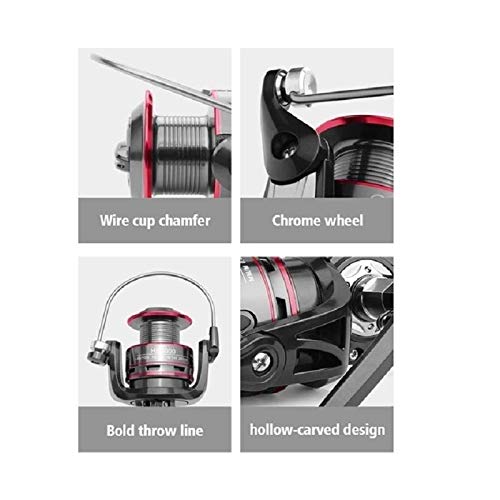 Moulinet Aqst MHB6000 pour pêche en mer et eau douce avec frein de 8kg