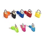 【Einfach zu bedienen】 Jedes Schloss wird mit zwei Schlüsseln geliefert.