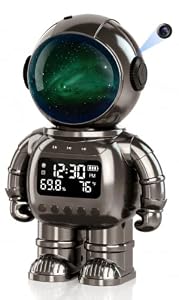 DYPCO 2K Clock Camera Indoor Camera, 2.4G/5G WiFi Cameras for Home Security with Temperature & Humidity Display, 2-Way Audio, AI Motion Detection, Color Night Vision, Baby Monitor & Pet Camera