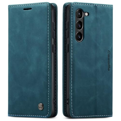 Étui Samsung S23 Plus König Design clapet bleu sarcelle - 3
