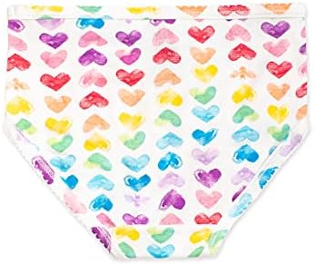 Burt's Bees Baby Girls' Organic Cotton Brief Underwear, 5-Pack