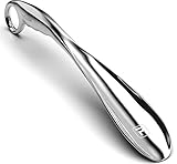 Professional Long Handled Shoe Horn | 20 Inch Solid Metal Shoehorn for Seniors, Men, Women | Unbreakable, Unbendable, Unbelievable