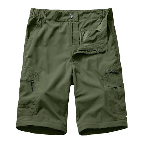 Fishing Hiking Pants for Men, Waterproof Convertible Quick Dry Pants for Wading, Lightweight Breathable3