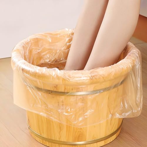 Baluue 160 piezas forros desechables para baño de pies miniatura 5